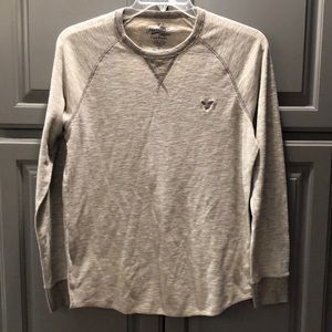Grey thermal long sleeve shirt